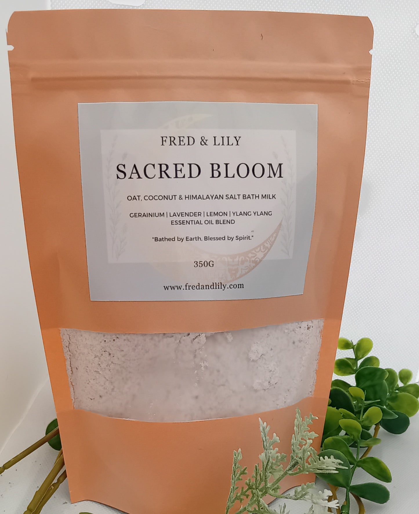 Organic Oat and Coconut Bath Milk - Sacred Bloom Blend