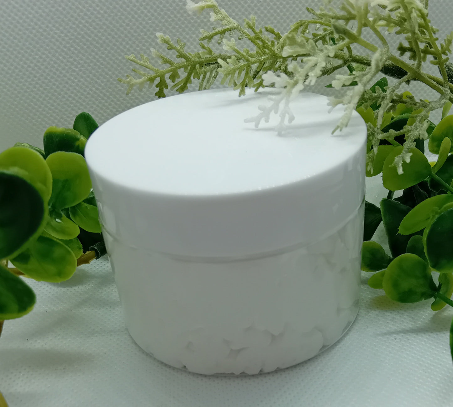 Dead Sea Salt Face and Body Scrub 200g White Lid Plastic Jar