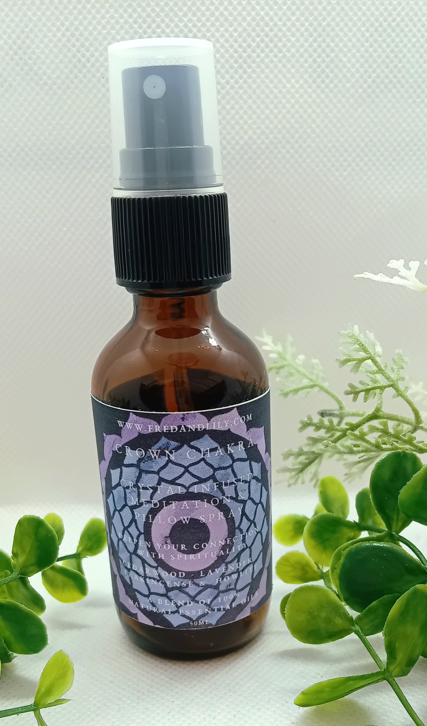 Chakra Crystal Infused Room/Pillow Spray 50ml Essential Oil Blends