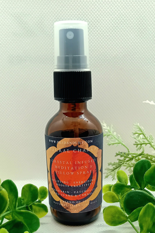 Chakra Crystal Infused Room/Pillow Spray 50ml Essential Oil Blends