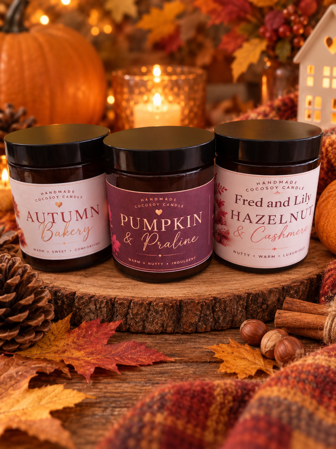 Autumn Candle Trio Pack